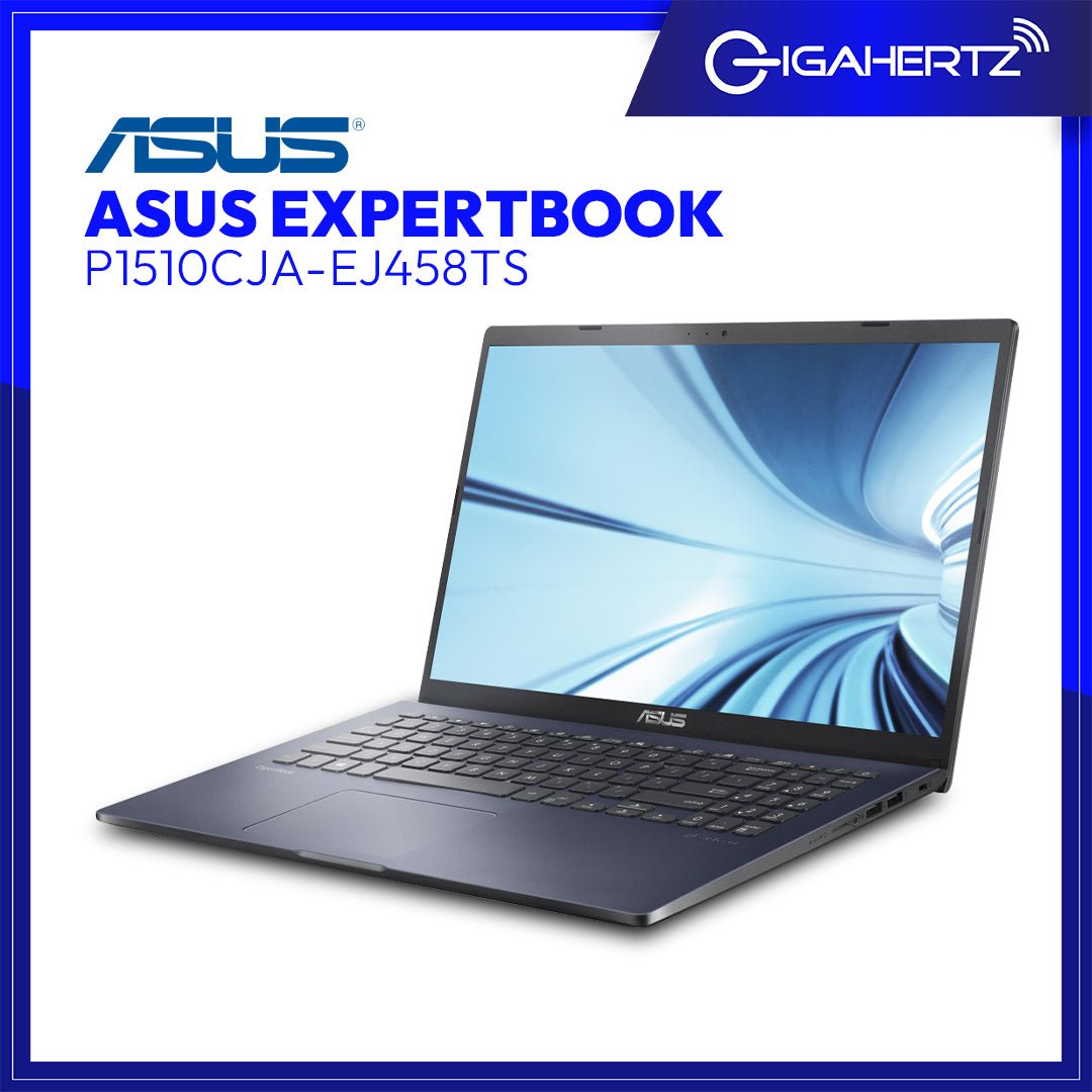 Asus ExpertBook P1510CJA - EJ458TS | 15.6" FHD | i5 - 1035G1 | UHD Graphics | 4GB RAM | 512GB SSD | WIN 10 | Gigahertz