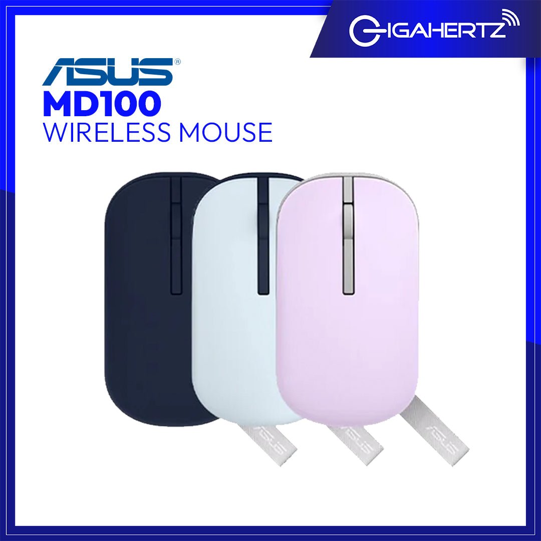 Asus Marshmallow MD100 Portable Wireless Mouse | Gigahertz