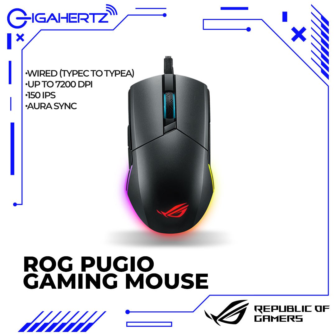 ASUS ROG Pugio Optical Gaming Mouse | Gigahertz | Asus