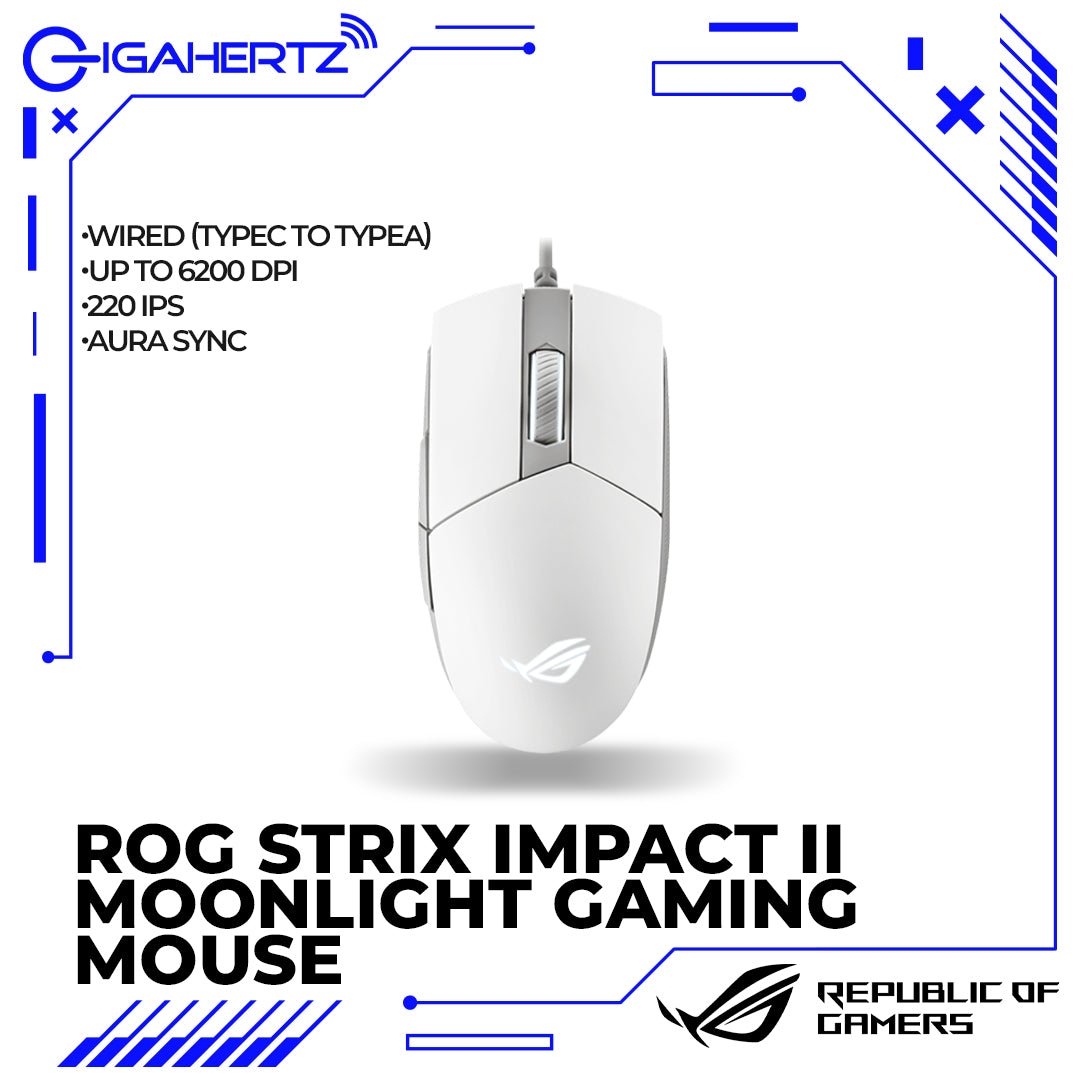 Asus Rog Strix Impact Ii Moonlight Gigahertz