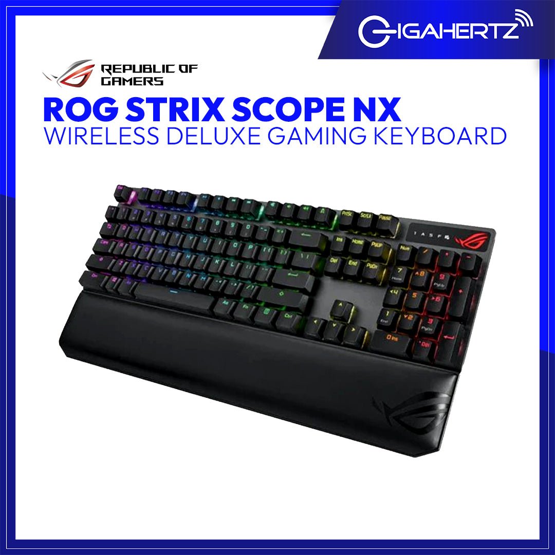 Asus ROG Strix Scope NX Wireless Deluxe Gaming Keyboard | Gigahertz