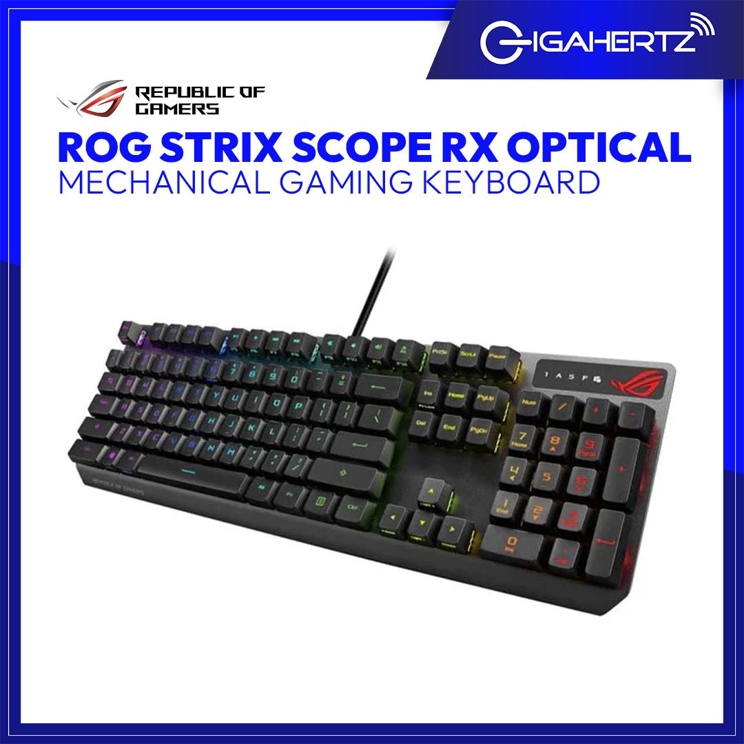 Asus ROG Strix Scope RX Optical Mechanical Gaming Keyboard | Gigahertz