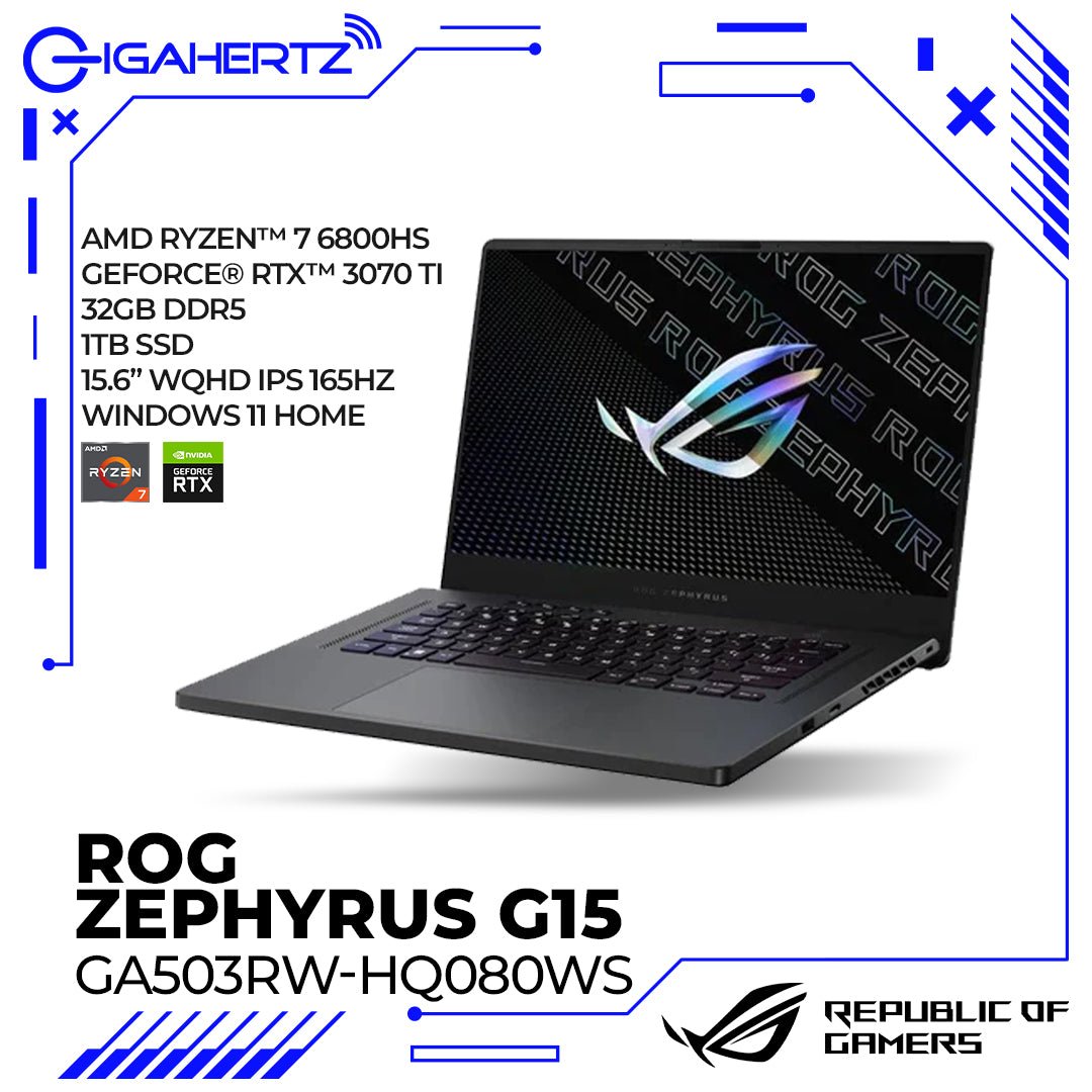 Asus ROG Zephyrus G15 GA503RW - HQ080WS - Laptop Tiangge | Gigahertz | Asus