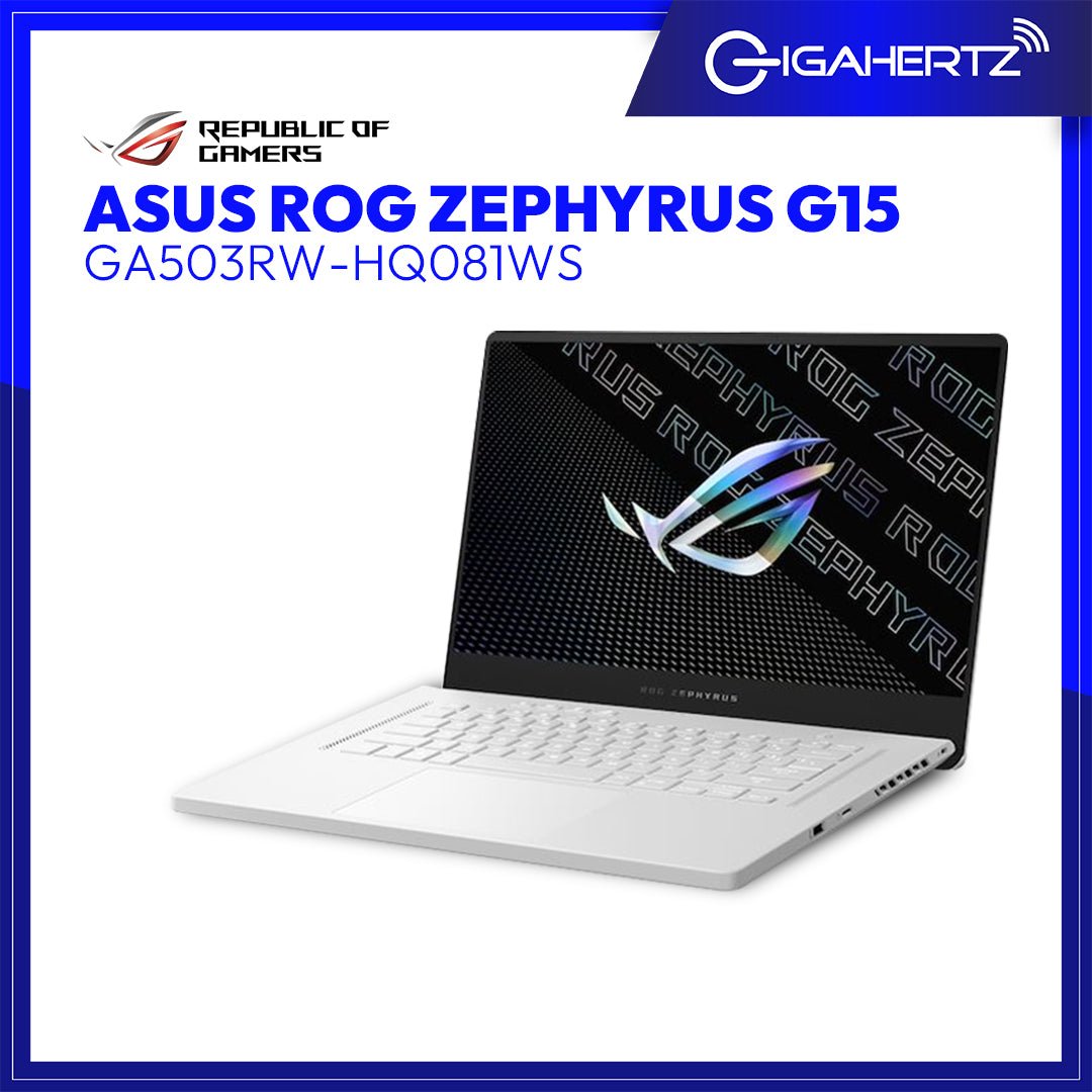 Asus ROG Zephyrus G15 GA503RW - HQ081WS | 15.6" QHD | Ryzen 7 6800HS | GeForce RTX 3070 | 32GB RAM | 1TB SSD | WIN 11 | Gigahertz