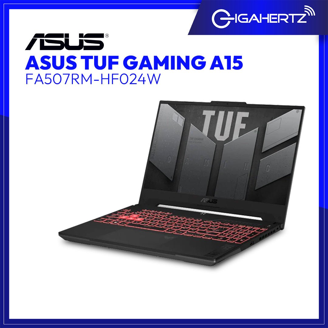 Asus TUF Gaming A15 FA507RM - HF024W | 15.6" FHD | Ryzen 7 6800HS | GeForce RTX 3060 | 16GB RAM | 1TB SSD | WIN 11 | Gigahertz