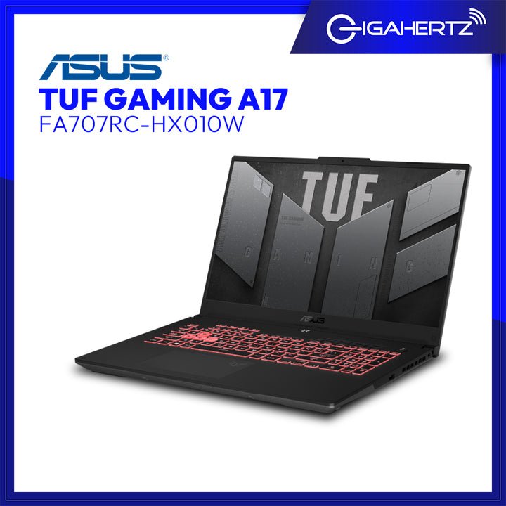 Asus TUF Gaming A17 FA707RC - HX010W | 17.3" FHD | Ryzen 7 6800HS | GeForce RTX 3050 | 8GB RAM | 512GB SSD | WIN 11 | Gigahertz