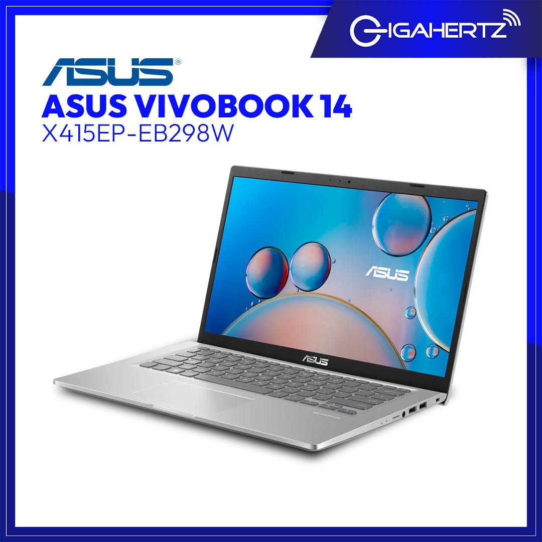 Asus Vivobook 14 X415EP - EB298W | 14" FHD | i5 - 1135G7 | GeForce MX330 | 8GB RAM | 512GB SSD | WIN 11 | Gigahertz