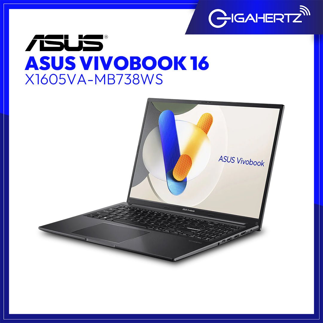 Asus Vivobook 16 X1605VA - MB738WS | 16" IPS | i9 - 13900H | Iris Xe | 16GB RAM | 512GB SSD | WIN 11 | Gigahertz