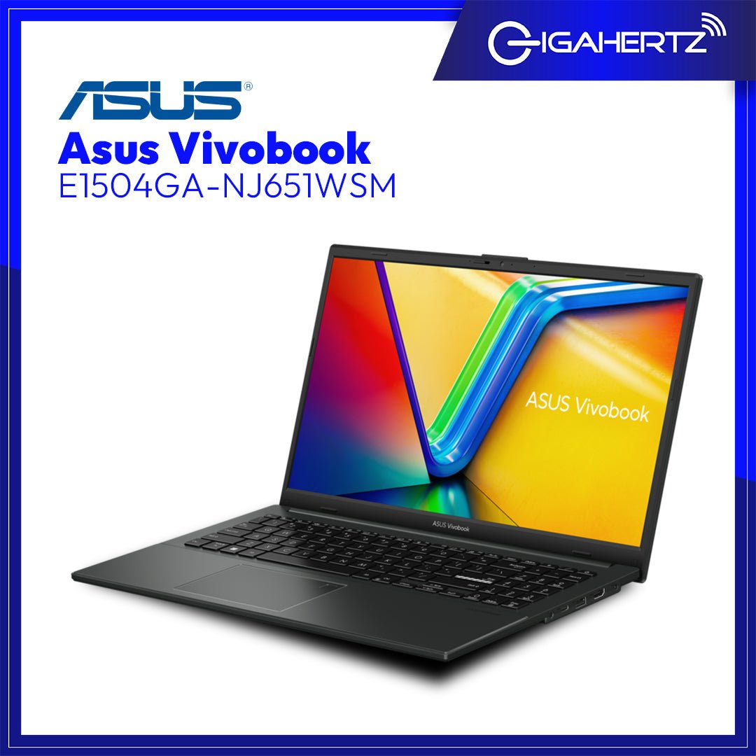 Asus Vivobook E1504GA - NJ651WSM | 15.6" FHD | Intel Core i3 - N305 | Intel UHD | 8GB RAM | 512GB SSD | WIN 11 | Gigahertz