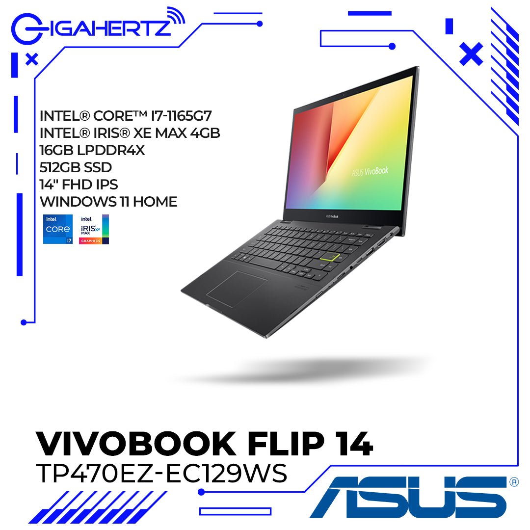 Asus VivoBook Flip 14 TP470EZ - EC129WS | Gigahertz | Asus