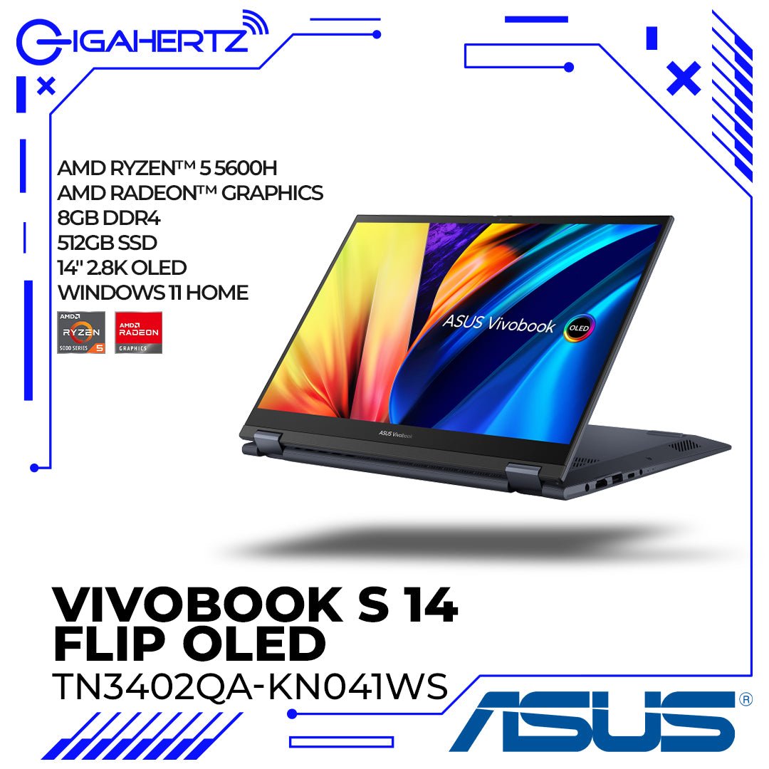 Asus Vivobook S 14 Flip TN3402QA - KN041WS | Gigahertz | Asus