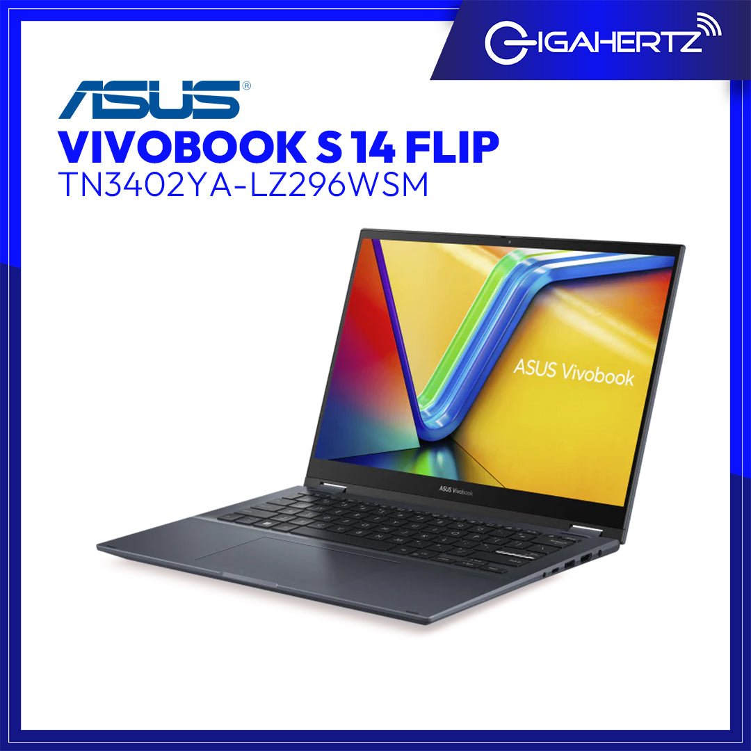 ASUS Vivobook S 14 Flip TN3402YA | 14" WUXGA | Ryzen™ 5 7430U | Radeon™ Graphics | 16 GB RAM | 1 TB SSD | WIN 11 | Gigahertz