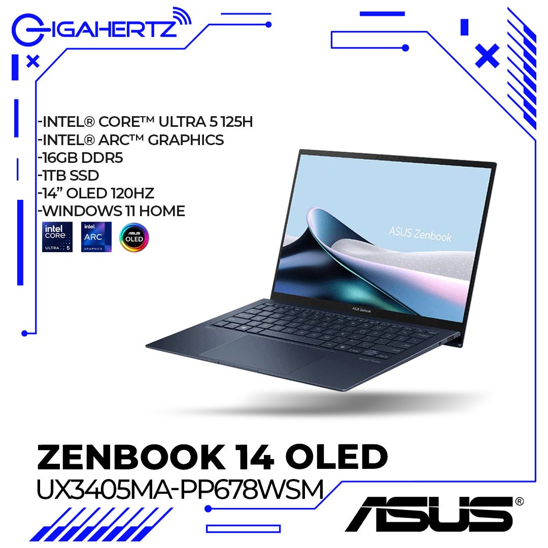 Asus Zenbook 14 OLED UX3405MA - PP678WSM | Gigahertz | Gigahertz