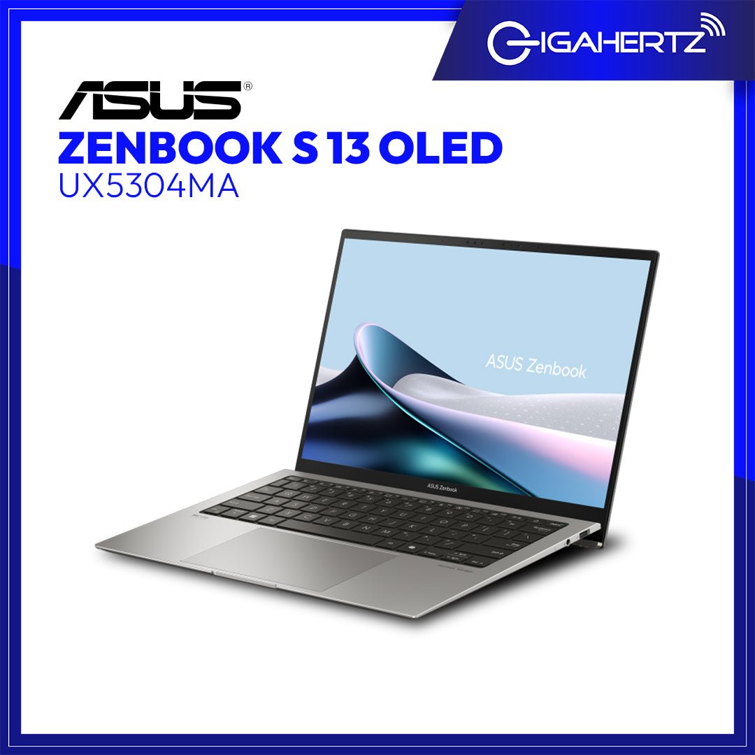 ASUS ZenBook S 13 OLED UX5304MA |13.3" OLED | Ultra 7 155U | Intel Graphics | 16GB RAM | 1TB SSD | WIN 11 | Gigahertz