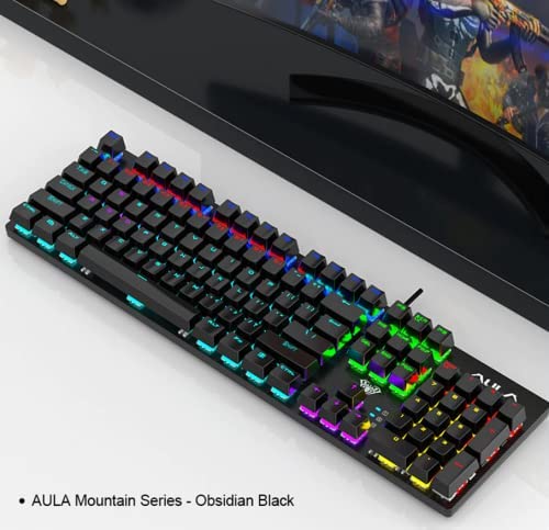 Aula S2022 Wired Mechanical Gaming Keyboard | Gigahertz