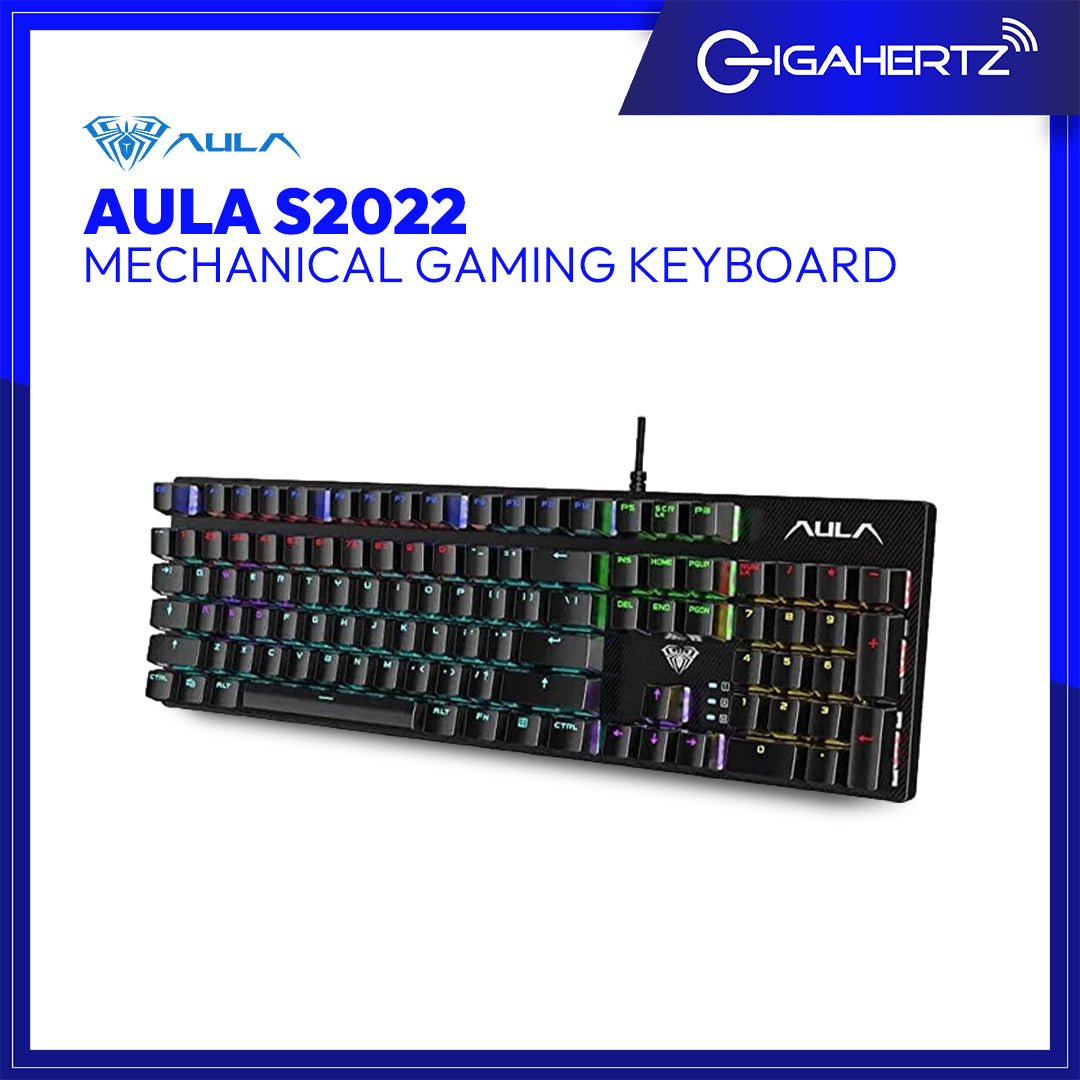 Aula S2022 Wired Mechanical Gaming Keyboard | Gigahertz