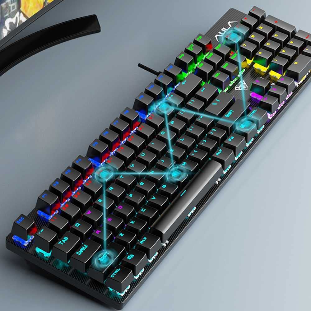 Aula S2022 Wired Mechanical Gaming Keyboard | Gigahertz