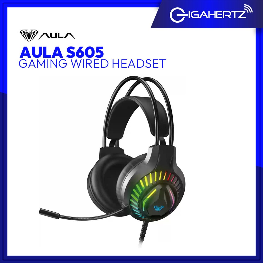 Aula S605 Wired Gaming Headset | Gigahertz