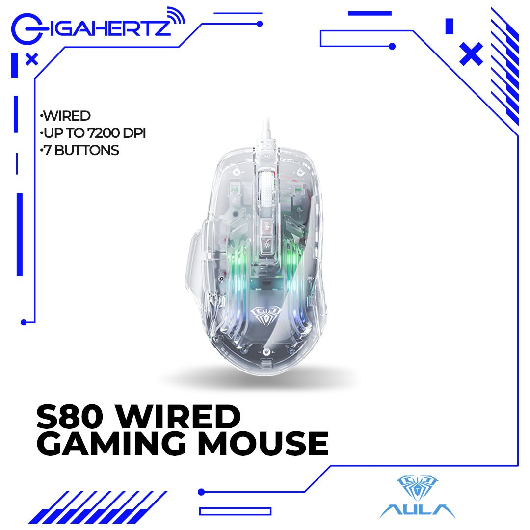 Aula S80 Wired Optical Mouse | Gigahertz