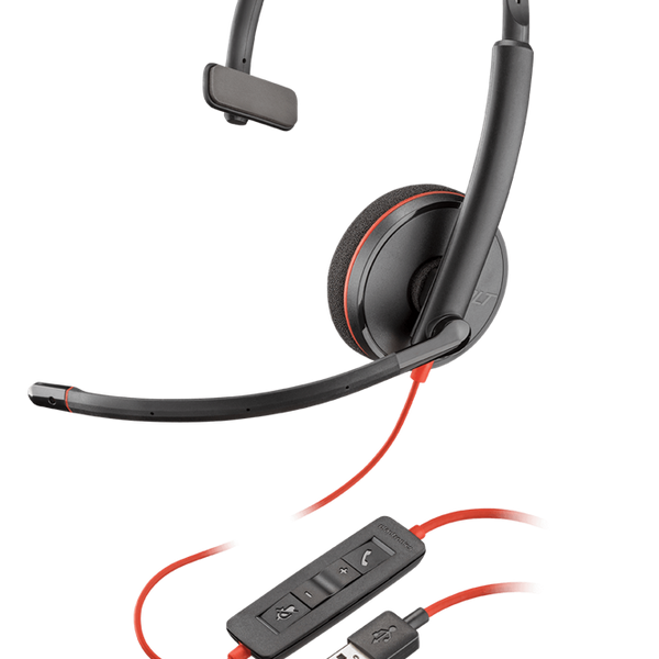 Poly Blackwire 3200 Series Corded UC Headset