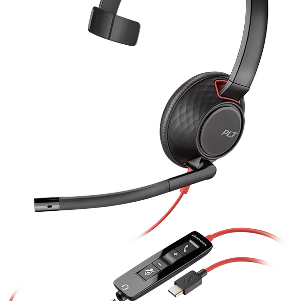 Poly Blackwire 5200 Series Corded USB Headset