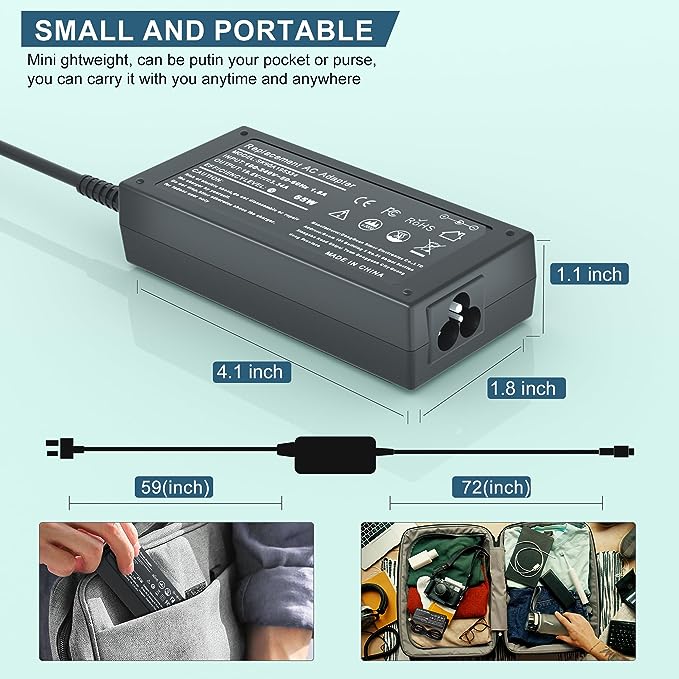 Dell OptiPlex Laptop Charger 65W 19V 3.34A AC Adapter | Gigahertz