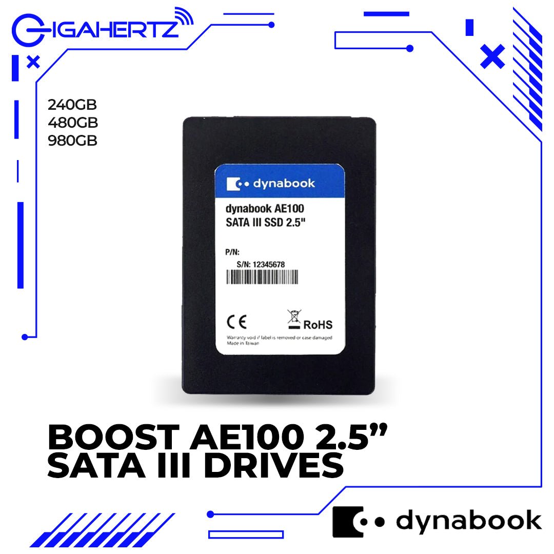 Dynabook Boost AE100 2.5” SATA III Drives | Gigahertz