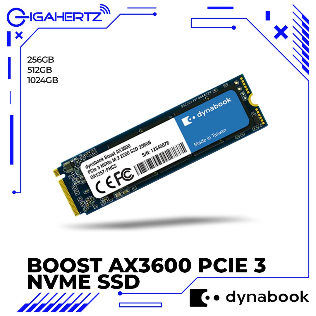 Dynabook Boost AX3600 PCIe 3 NVMe SSD | Gigahertz