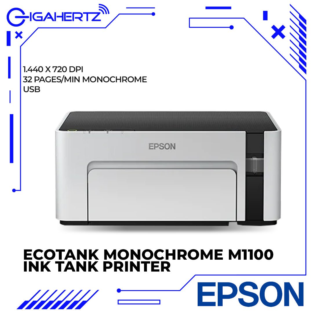 EPSON EcoTank Monochrome M1100 Ink Tank Printer | Gigahertz