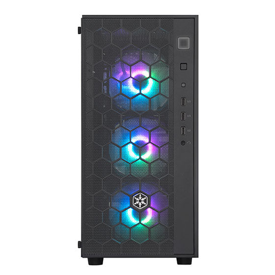 SilverStone FARA R1 PRO Stylish & Distinct Tempered Glass Mid Tower ATX Chassis with ARGB