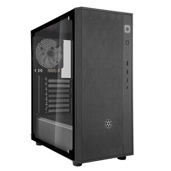 SilverStone FARA R1 Rainbow Stylish & Distinct Tempered Glass Mid Tower ATX Computer Chassis