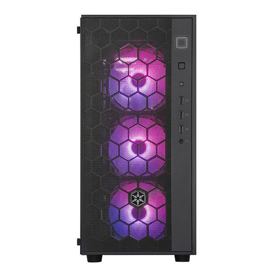 SilverStone FARA R1 Rainbow Stylish & Distinct Tempered Glass Mid Tower ATX Computer Chassis