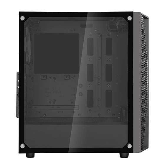 SilverStone FARA B1 RGB Sleek Tempered Glass Mid-tower ATX Computer Chassis