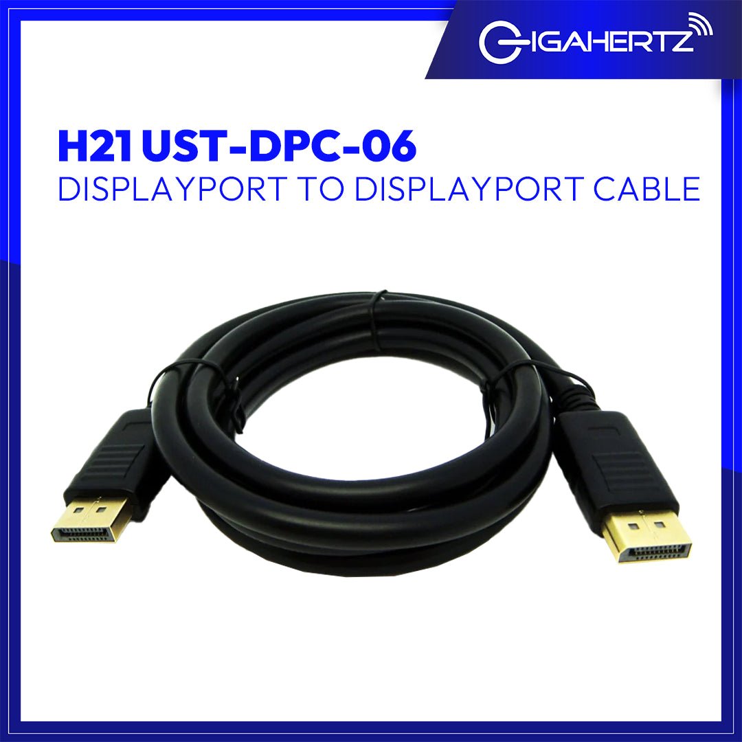 Gen H21 Displayport To Displayport UST - DPC - 06 Cable | Gigahertz