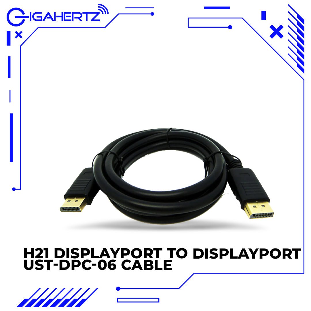 Gen H21 Displayport To Displayport UST - DPC - 06 Cable | Gigahertz