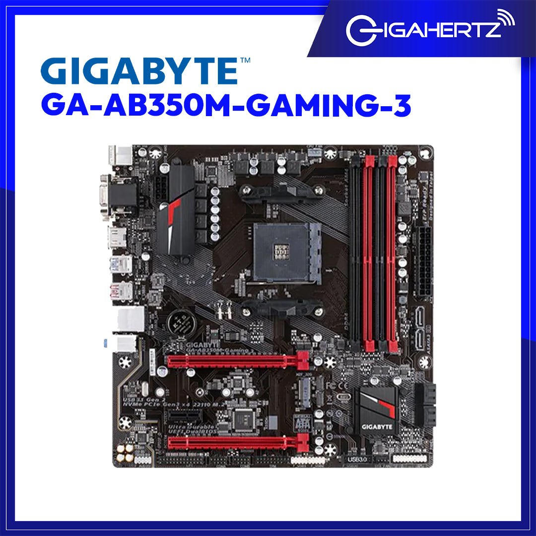 GIGABYTE GA - AB350M - GAMING - 3 | Gigahertz