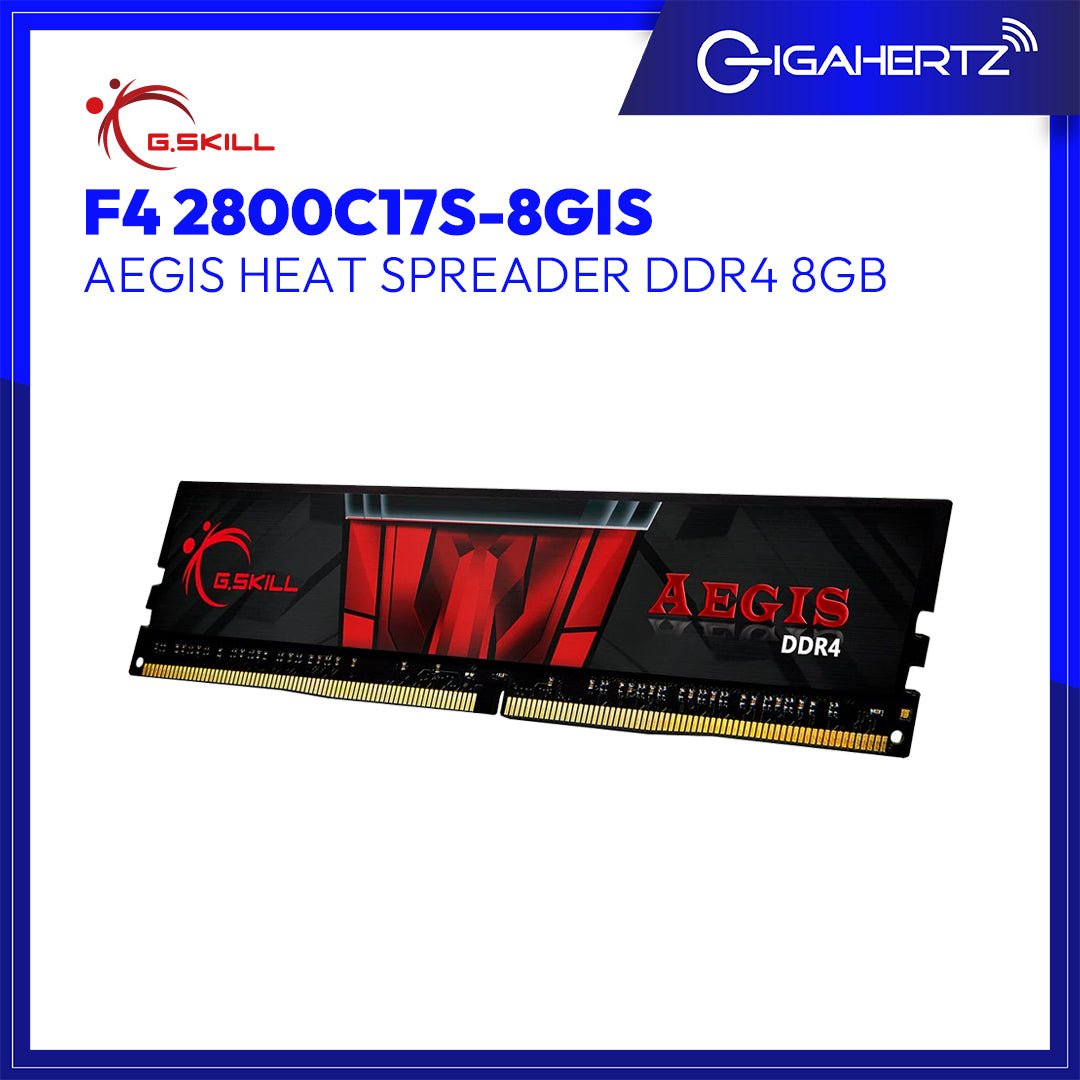 G.Skill F4 2800C17S - 8GIS Aegis Heat Spreader DDR4 8GB | Gigahertz