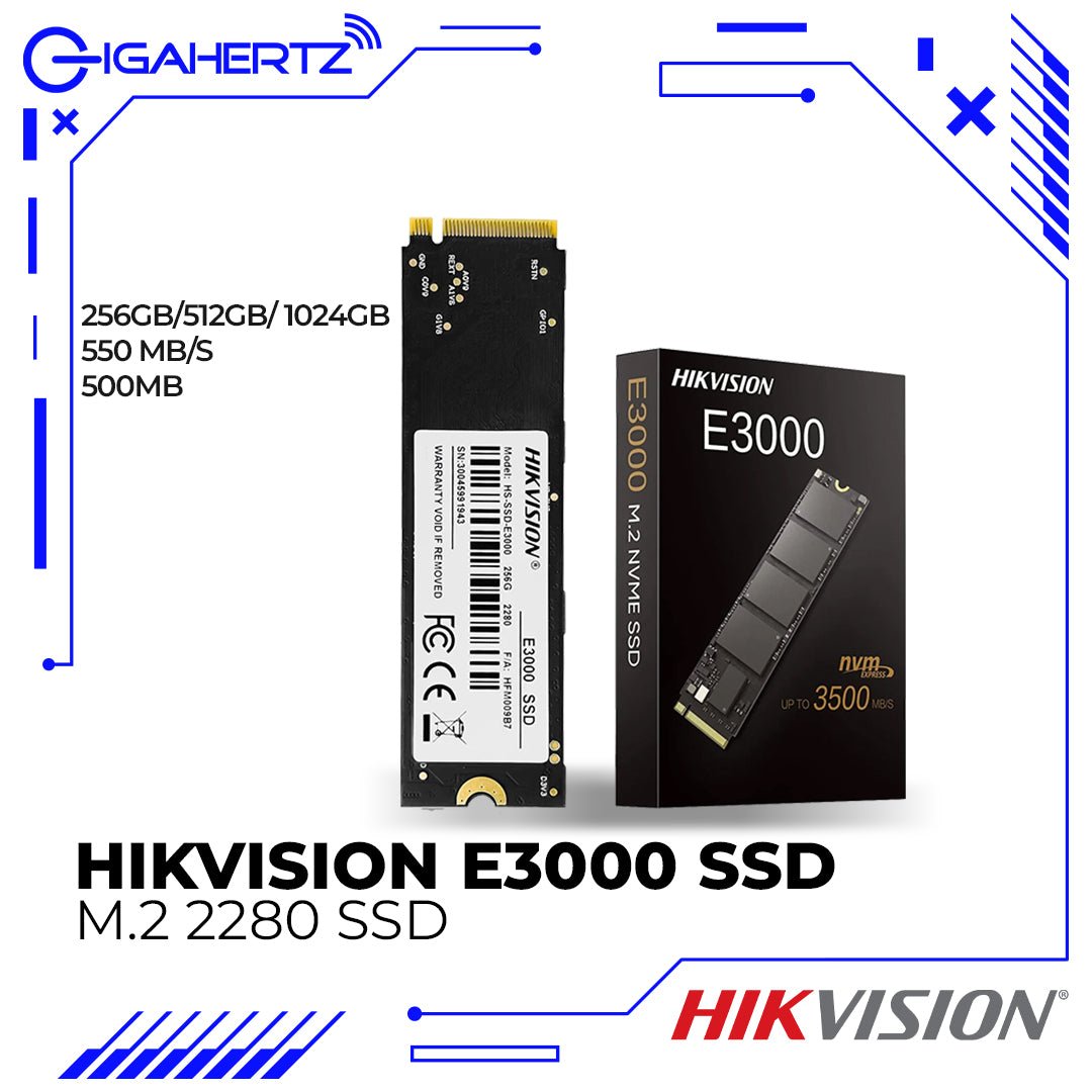 HikVision E3000 SSD M.2 2280 SSD | Gigahertz