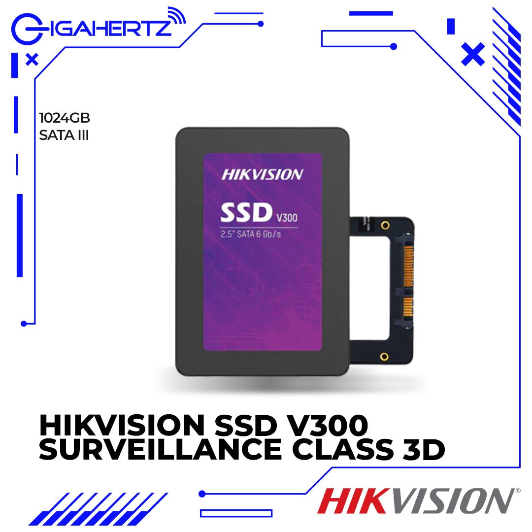 HikVision SSD V300 1024GB Surveillance Class 3D | Gigahertz