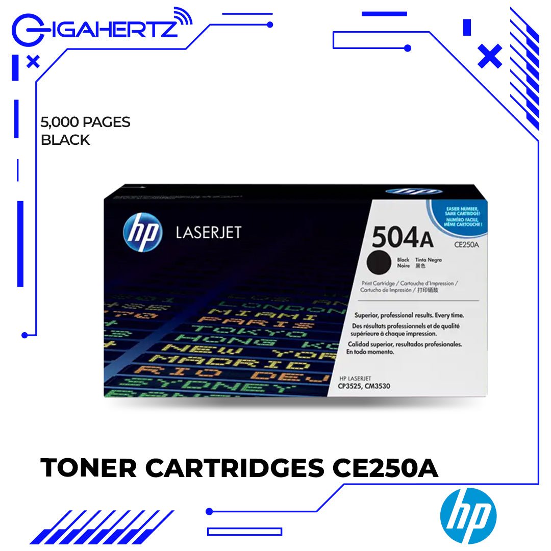 HP Toner Cartridges CE250A | Gigahertz