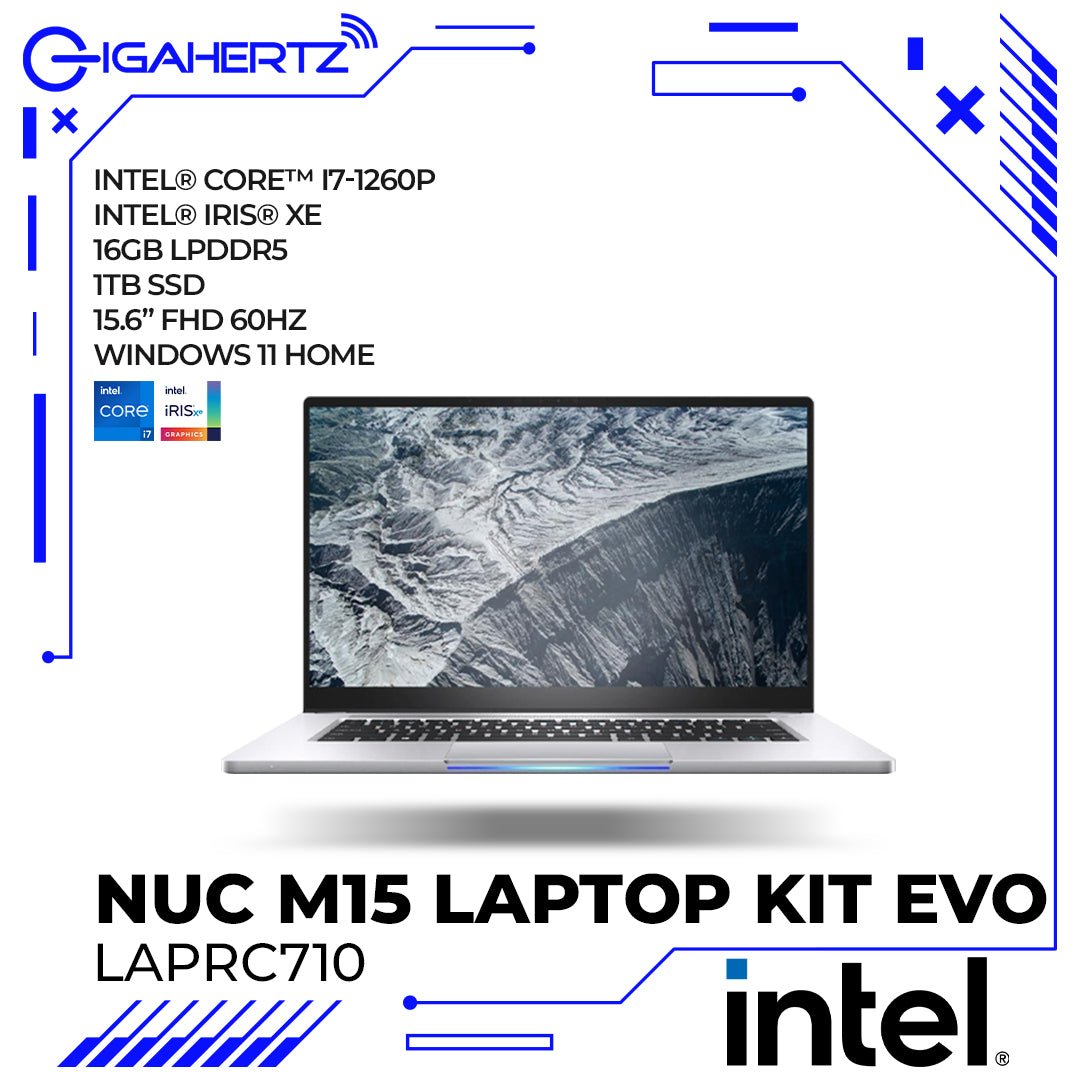 Intel® NUC M15 Laptop Kit Evo LAPRC710 | Gigahertz