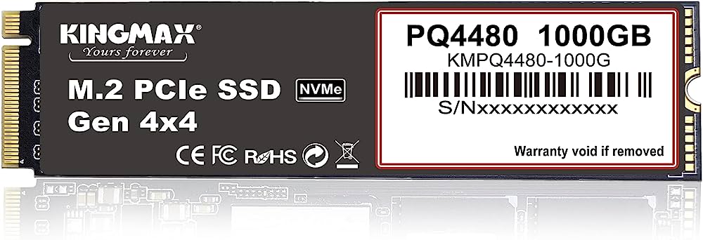 Kingmax PQ4480 M.2 2280 PCIe NVMe SSD Gen4x4 | Gigahertz