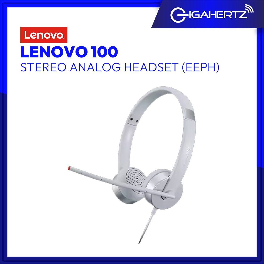 Lenovo 100 STEREO ANALOG HEADSET (EEPH) | Gigahertz