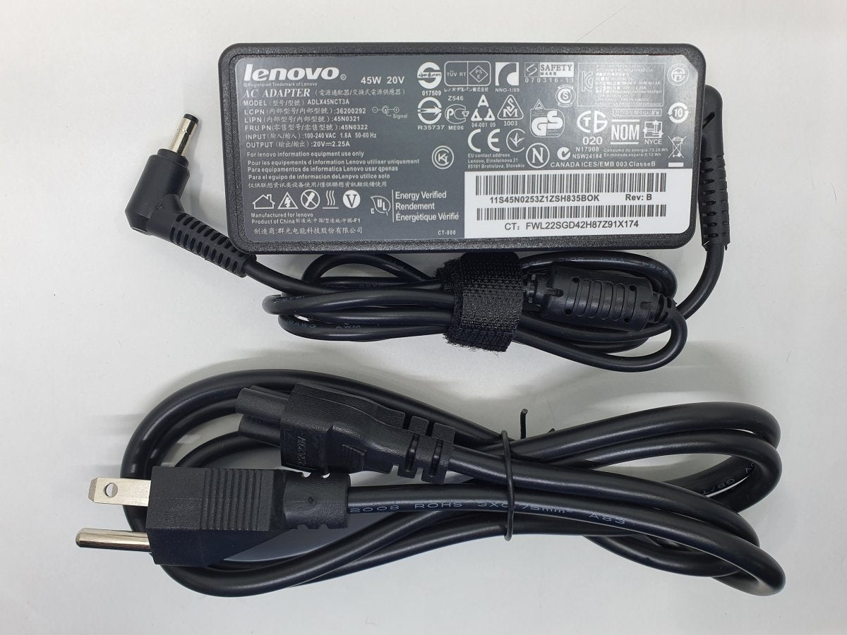 Lenovo Adapter 45W 20V 4.0 X 1.7 RP A1 | Gigahertz