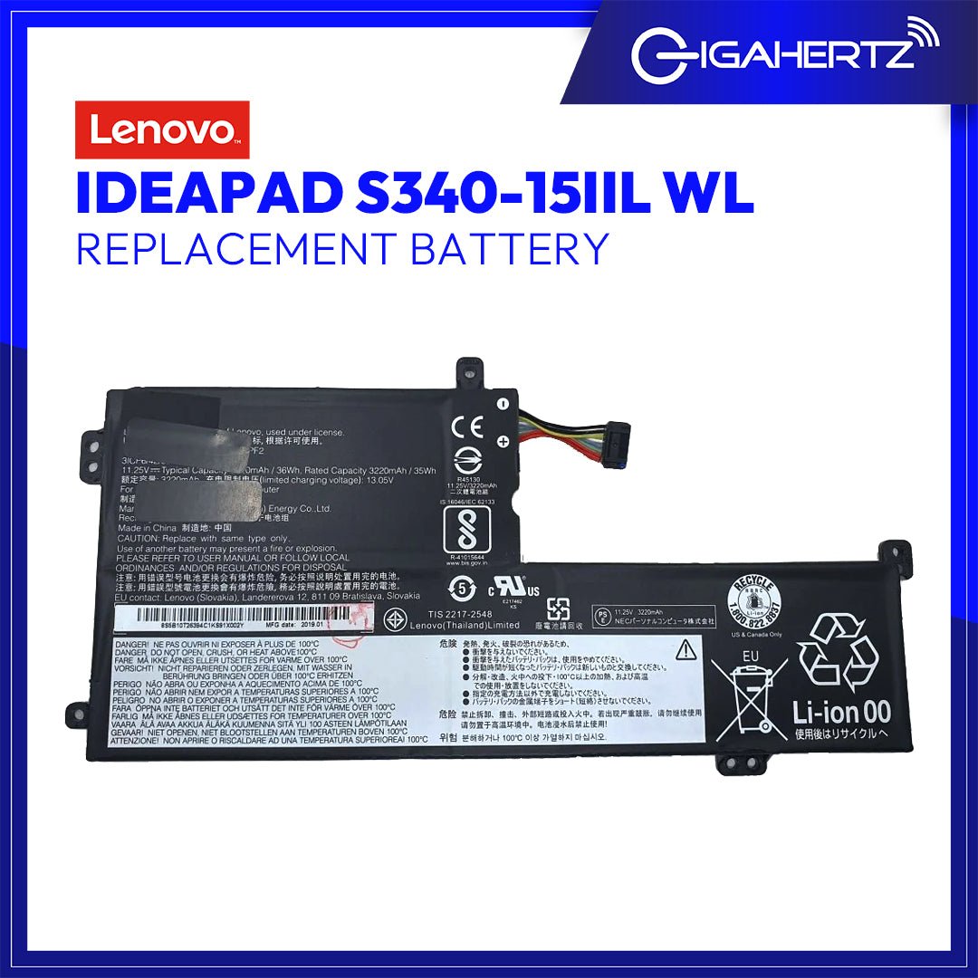 Lenovo Battery IdeaPad S340 - 15IIL WL for Lenovo IdeaPad S340 - 15IIL | Gigahertz