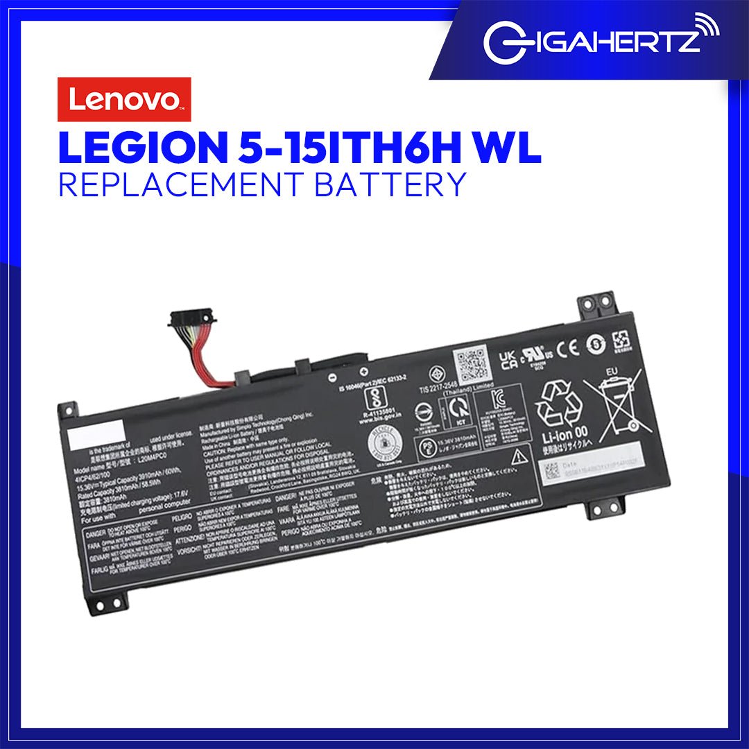 Lenovo Battery Legion 5 - 15ITH6H WL | Gigahertz