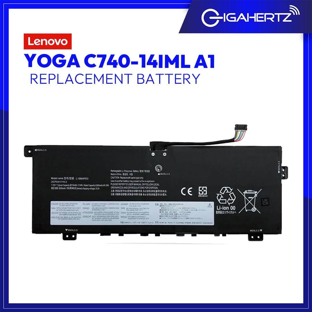 Lenovo Battery Yoga C740 - 14IML A1 | Gigahertz