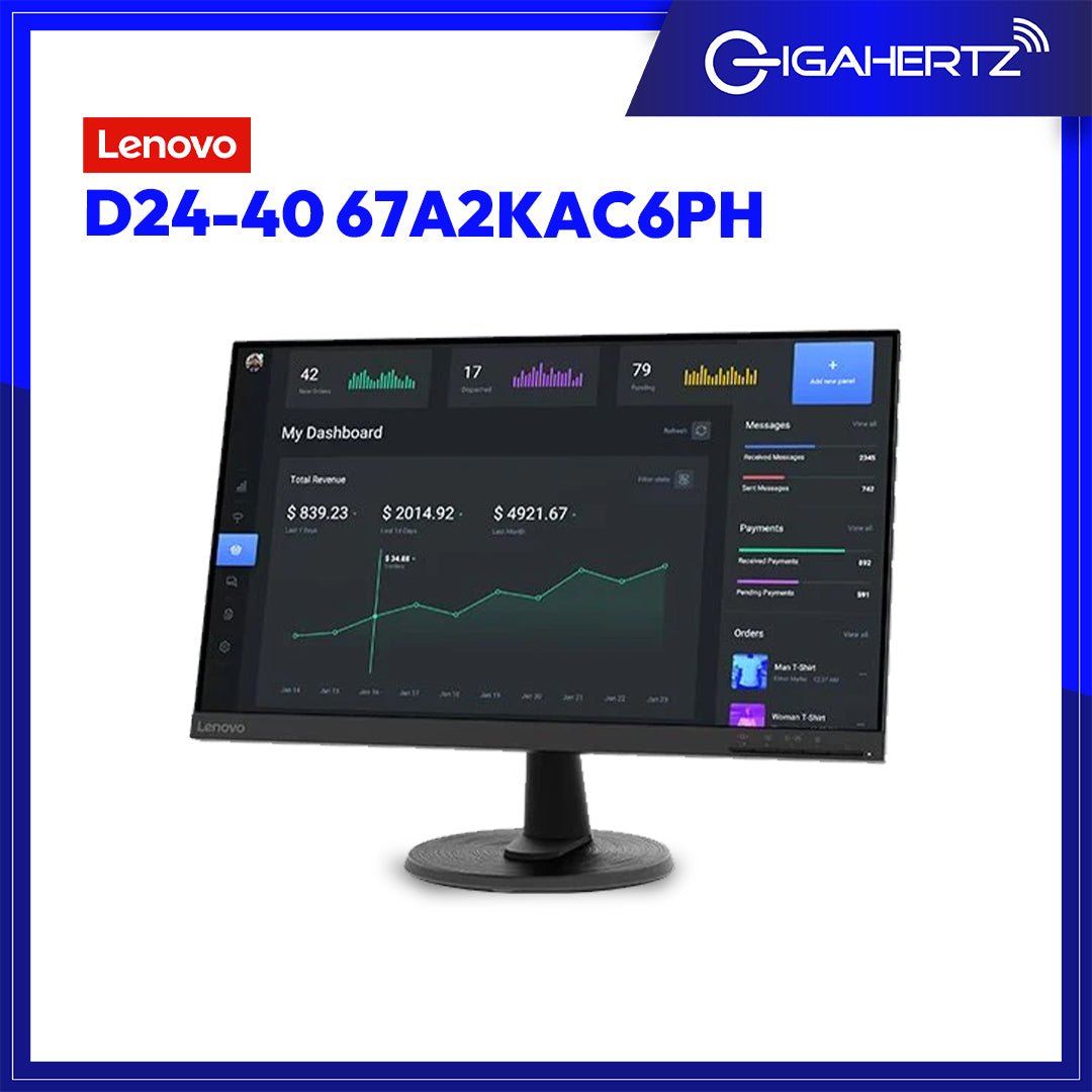 Lenovo D24 - 40 67A2KAC6PH 23.8" 75Hz | Gigahertz