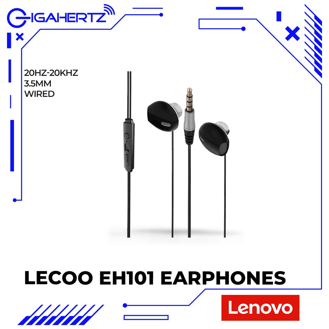 Lenovo Lecoo EH101 3.5mm Wired Earphones | Gigahertz