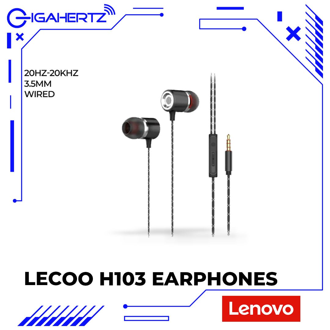 Lenovo Lecoo H103 Wired Earphone (3.5mm) | Gigahertz